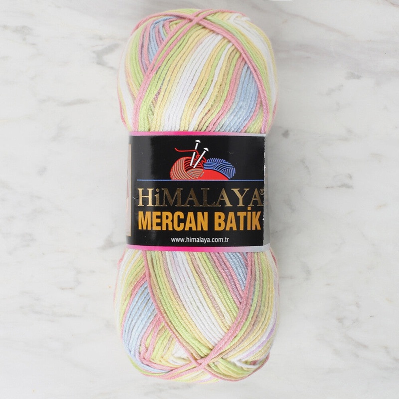 Himalaya Mercan Batik Knitting Yarn, Variegated – 59527