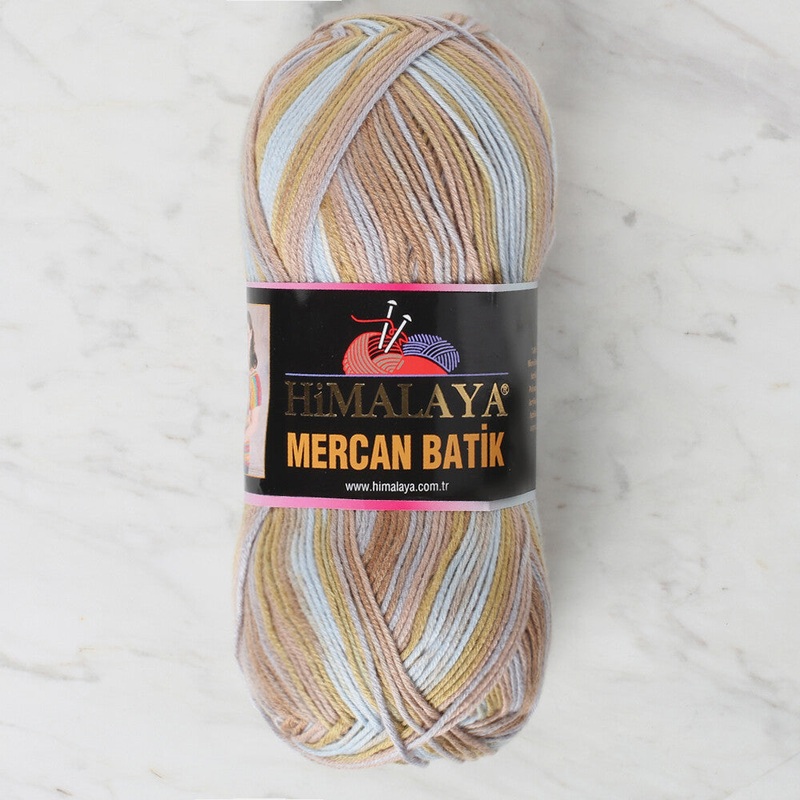 Himalaya Mercan Batik Knitting Yarn, Variegated  – 59531