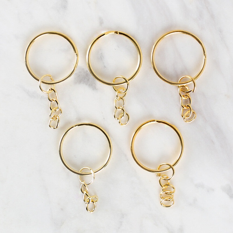 Loren Key Holder Chain in 5, Yellow