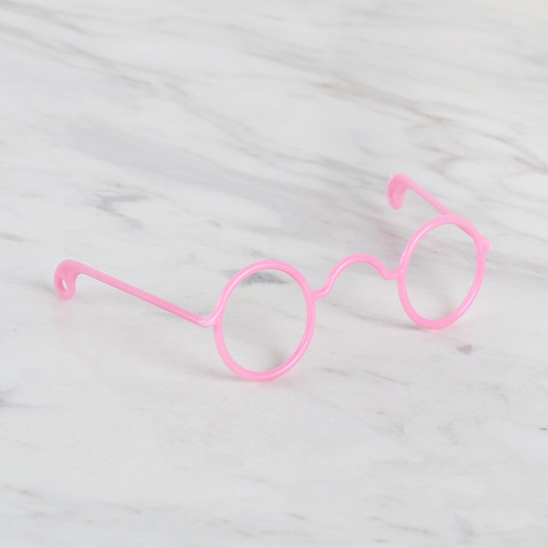 Loren Plastic Amigurumi Glasses, Pink