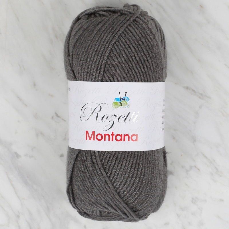 Rozetti Montana Knitting Yarn, Dark Grey – 155-23