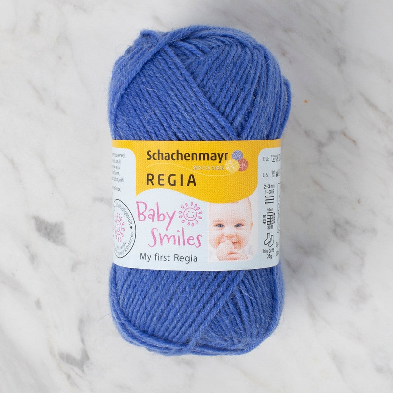 Schachenmayr Baby Smiles My First Regia 25 gr Knitting Yarn, Dark Blue – 9801296 – 01053