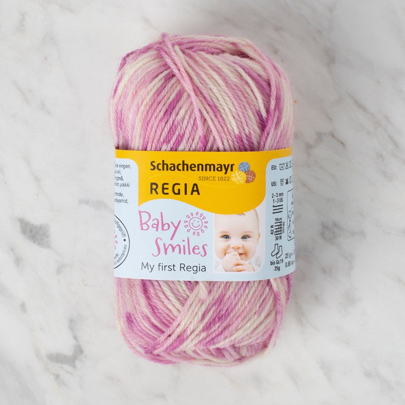 Schachenmayr Baby Smiles My First Regia 25 gr Knitting Yarn, Variegated – 9801296 – 01726