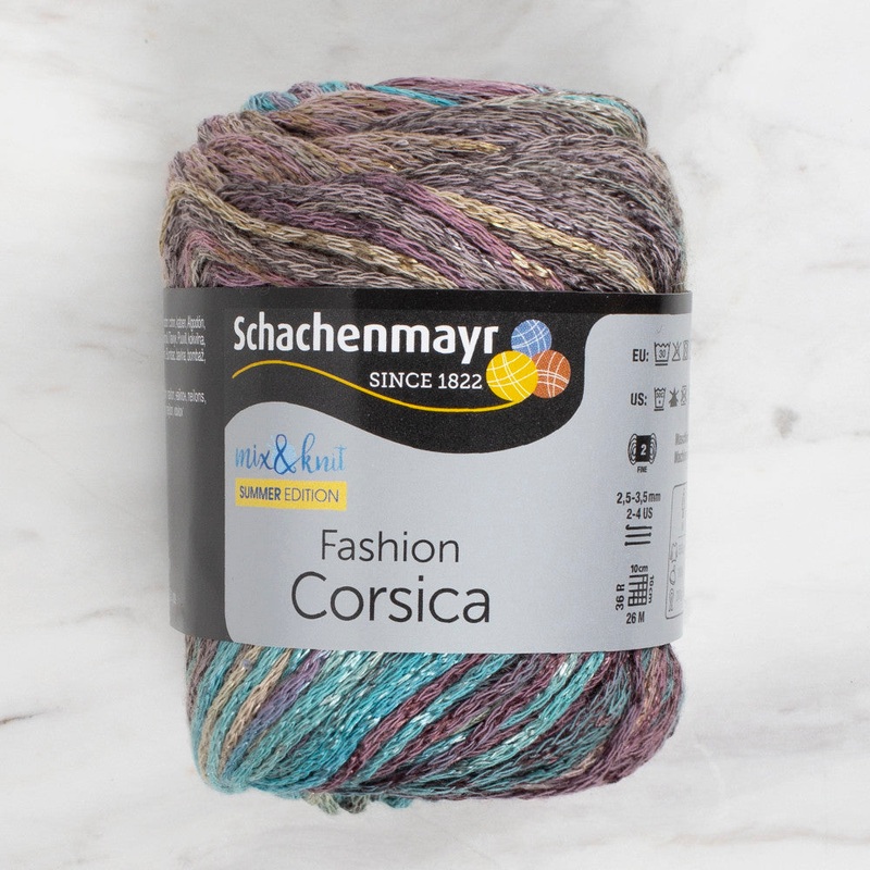 Schachenmayr Fashion Corsica 50 gr Knitting Yarn, Variegated – 9807364 – 00081