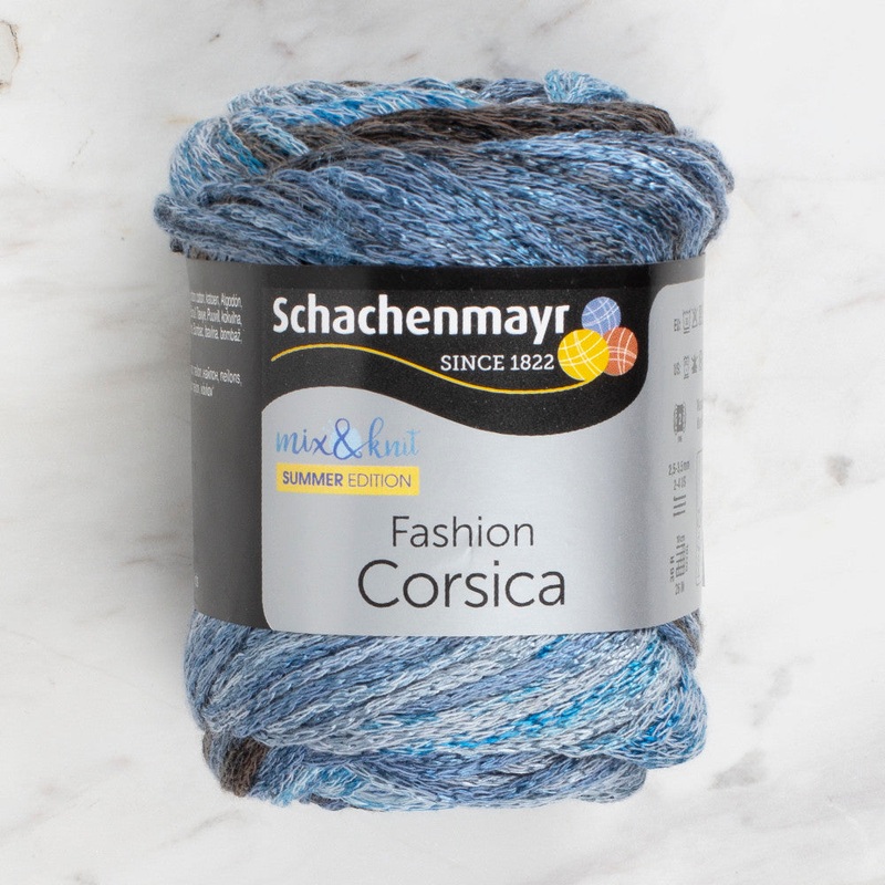 Schachenmayr Fashion Corsica 50 gr Knitting Yarn, Variegated – 9807364 – 00082