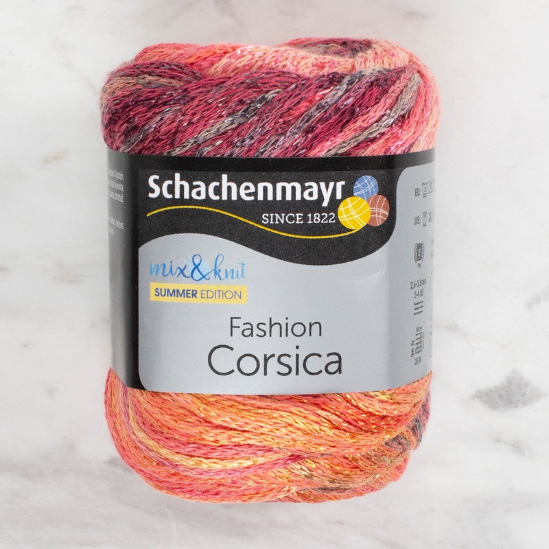 Schachenmayr Fashion Corsica 50 gr Knitting Yarn, Variegated – 9807364 – 00084