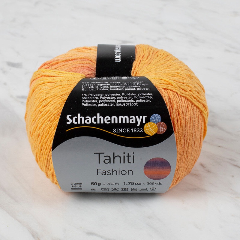 Schachenmayr Fashion Tahiti 50 gr Knitting Yarn, Variegated – 9811776 – 07606