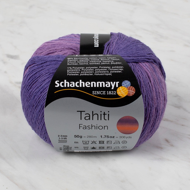 Schachenmayr Fashion Tahiti 50 gr Knitting Yarn, Variegated – 9811776 – 07623