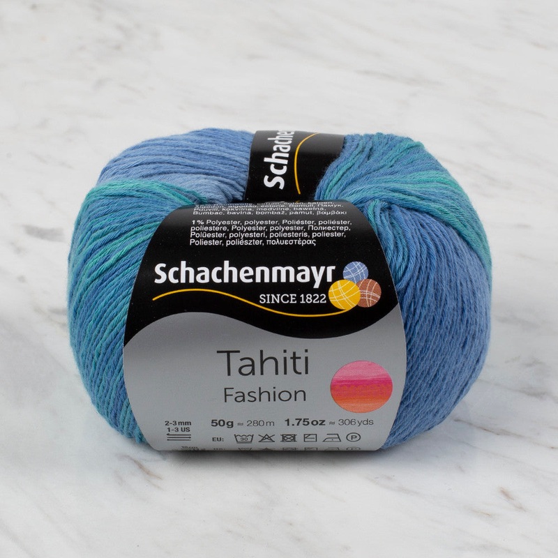 Schachenmayr Fashion Tahiti 50 gr Knitting Yarn, Variegated – 9811776 – 07691