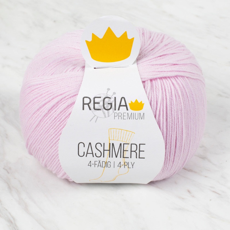 Schachenmayr Regia Premium Cashmere Knitting Yarn, Light Lilac – 9801637 – 00031