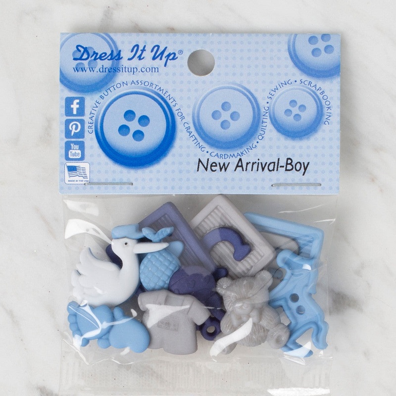 Dress It Up Creative Button Assortment, Infants – 4749