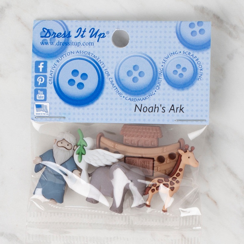 Dress It Up Creative Button Assortment, Noah’s Ark