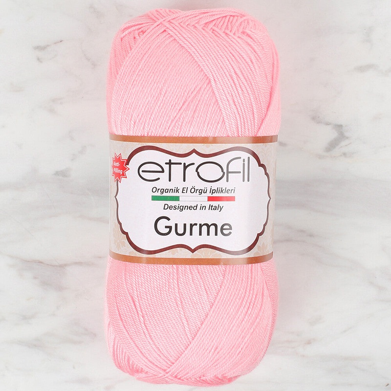 Etrofil Gurme Knitting Yarn, Baby Pink – 73098