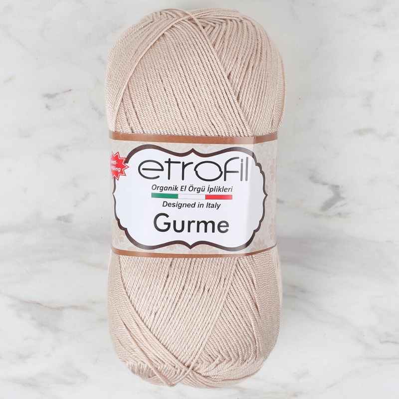 Etrofil Gurme Knitting Yarn, Beige – 70771