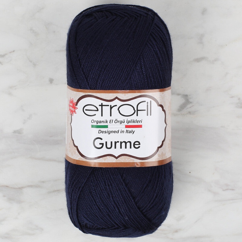 Etrofil Gurme Knitting Yarn, Dark Navy Blue – 74026