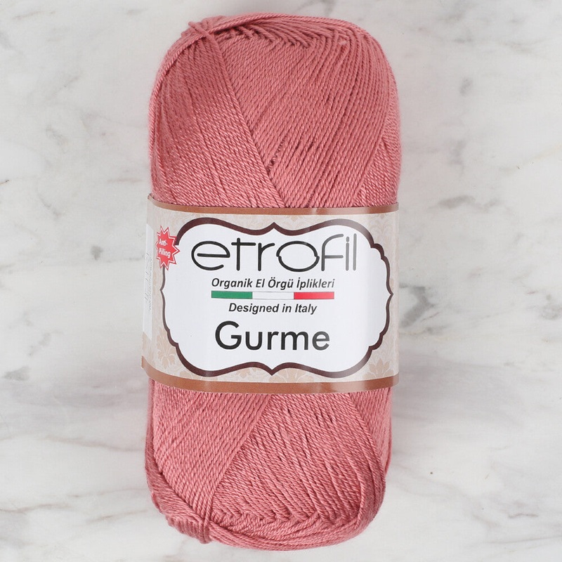 Etrofil Gurme Knitting Yarn, Dusty Rose – 73100