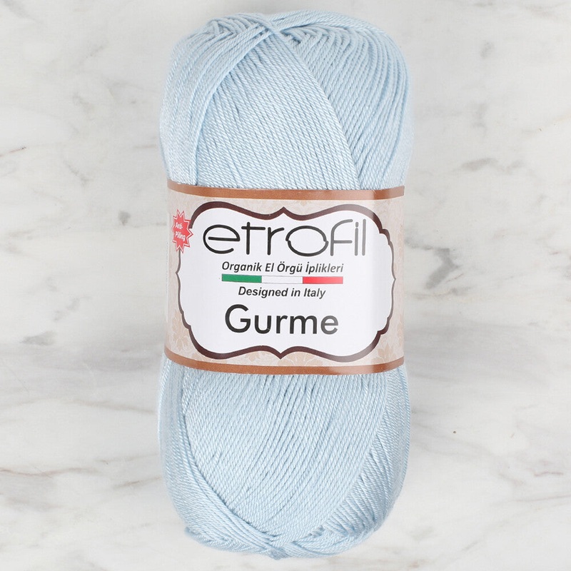 Etrofil Gurme Knitting Yarn, Light Blue – 75060