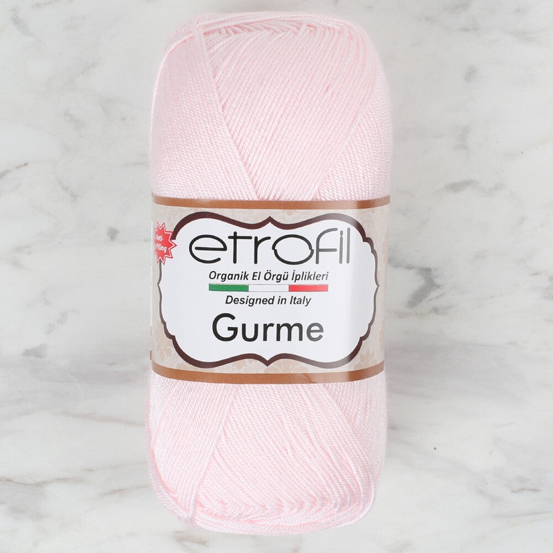 Etrofil Gurme Knitting Yarn, Light Pink – 73038