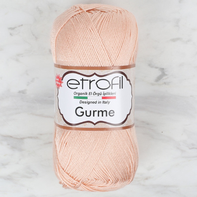 Etrofil Gurme Knitting Yarn, Light Pinkish Orange – 72040