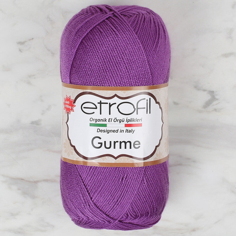 Etrofil Gurme Knitting Yarn, Purple – 70660