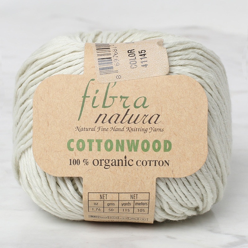 Fibra Natura Cottonwood Knitting Yarn, Light Green – 41145