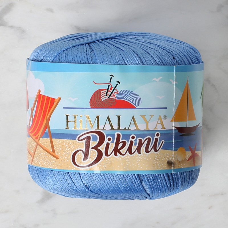 Himalaya Bikini Knitting Yarn, Blue – 80608