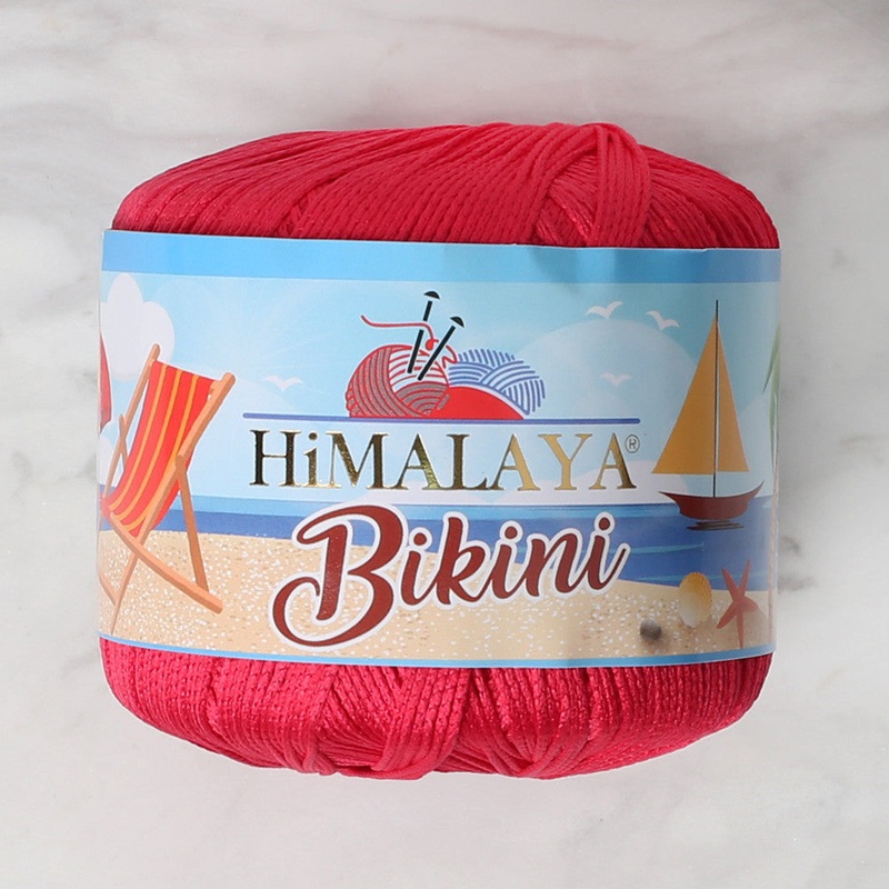 Himalaya Bikini Knitting Yarn, Dark Red – 80607