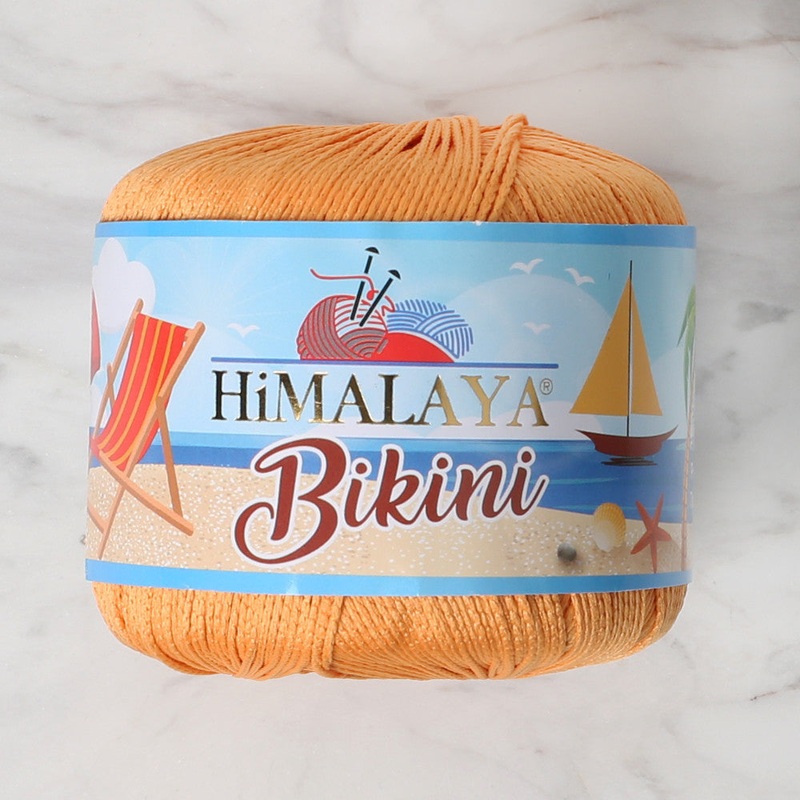 Himalaya Bikini Knitting Yarn, Orange – 80603
