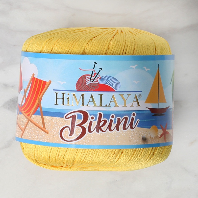 Himalaya Bikini Knitting Yarn, Yellow – 80602