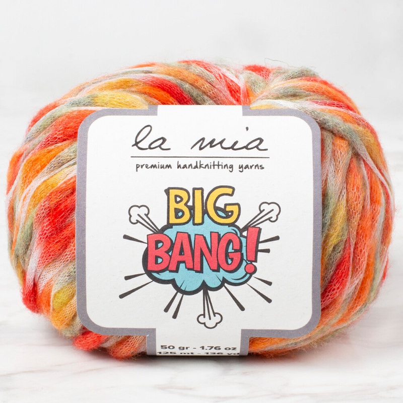 La Mia Big Bang Knitting Yarn, Variegated – LBB01