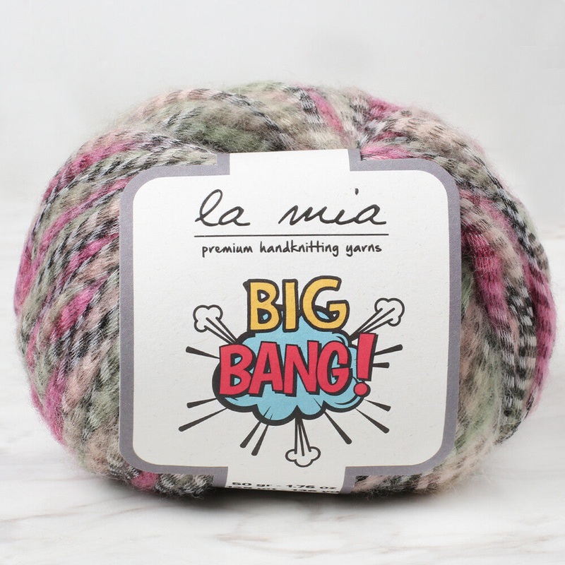 La Mia Big Bang Knitting Yarn, Variegated – LBN12
