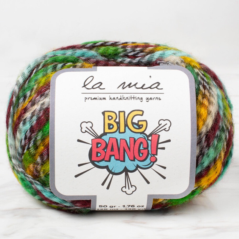La Mia Big Bang Knitting Yarn, Variegated – LBN16