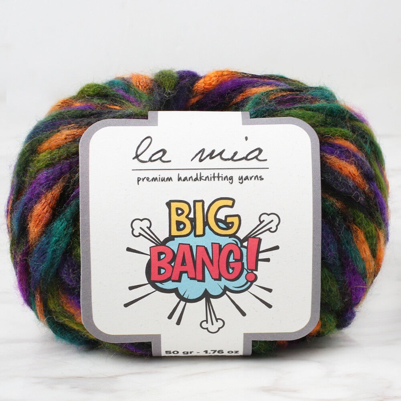 La Mia Big Bang Knitting Yarn, Variegated – LBN18