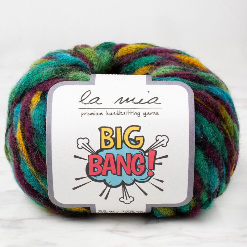 La Mia Big Bang Knitting Yarn, Variegated – LBN23
