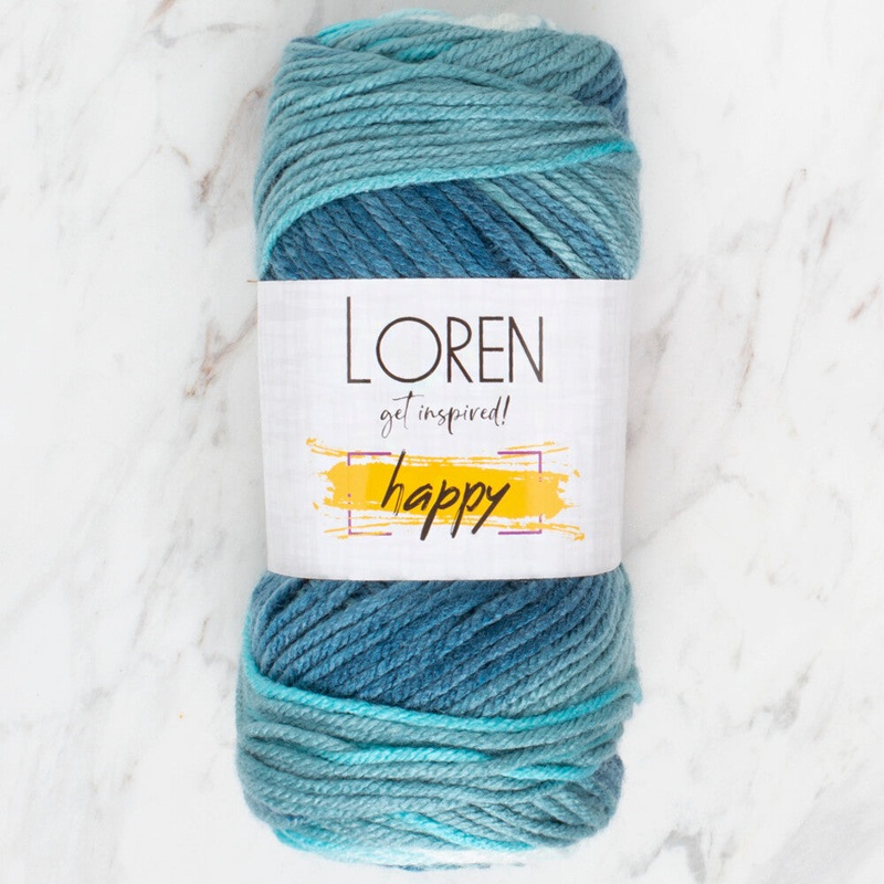 Loren Happy Knitting Yarn, Variegated – RH004