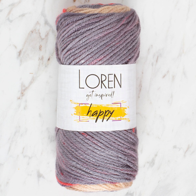 Loren Happy Knitting Yarn, Variegated – RH006