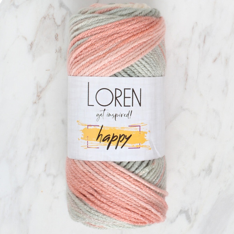 Loren Happy Knitting Yarn, Variegated – RH013