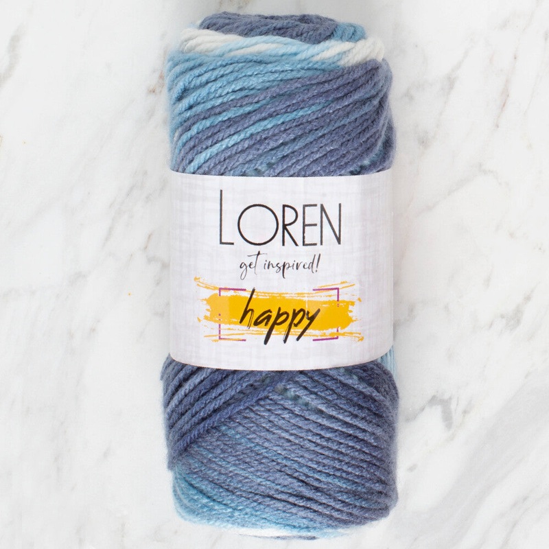 Loren Happy Knitting Yarn, Variegated – RH015