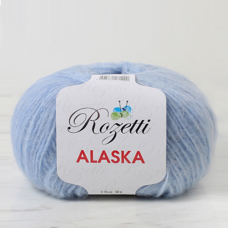 Rozetti Alaska Knitting Yarn, Baby Blue – 231-16