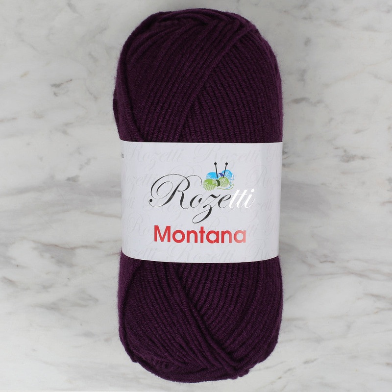 Rozetti Montana Knitting Yarn, Purple – 155-19
