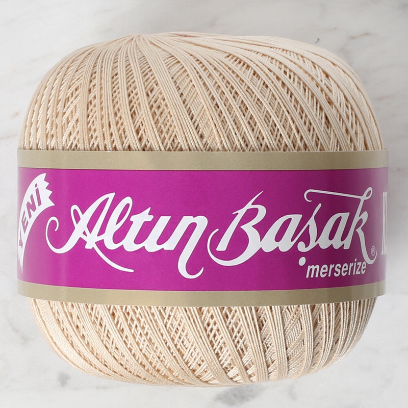Altinbasak 100Gr Classic Lace Thread Ball  40 No Beige – 301