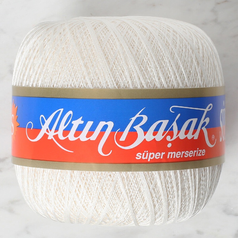Altinbasak 100Gr Super Lace Thread Ball  60 No – Cream