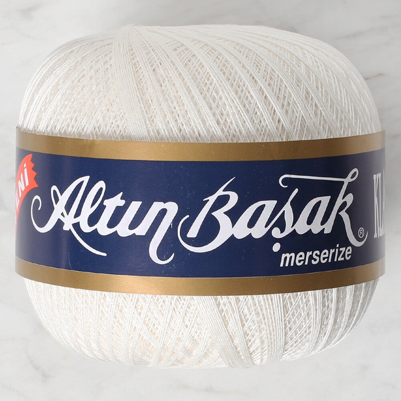 Altnbaak 100Gr Classic Lace Thread Ball  60 No – Cream