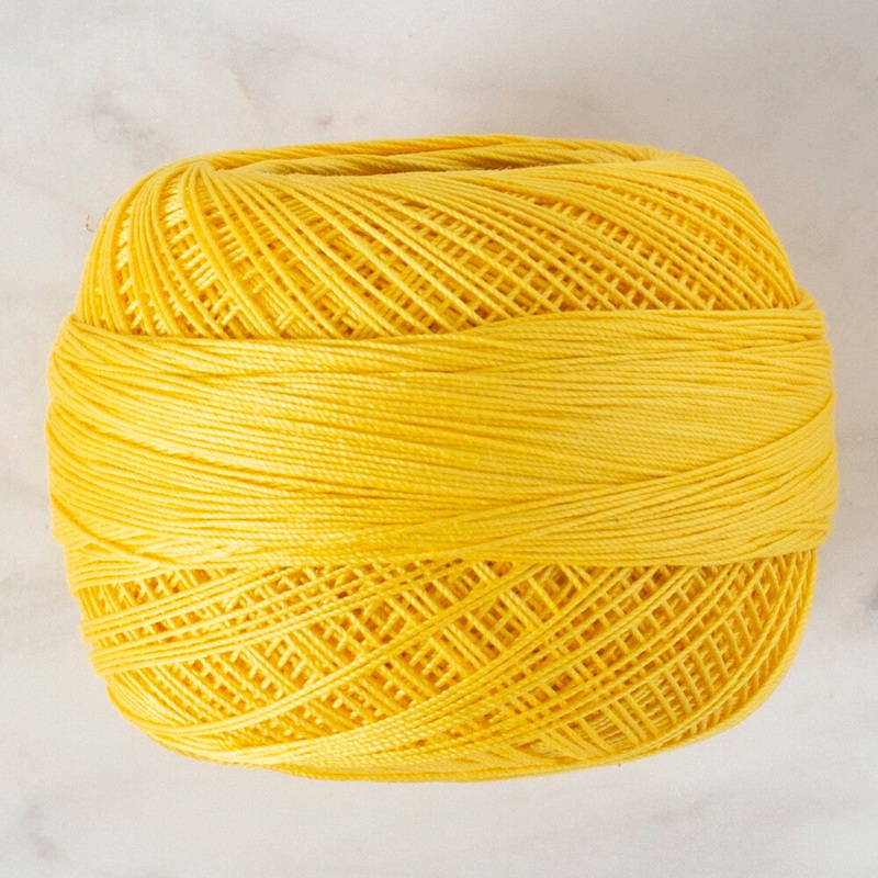 Altnbaak 20Gr 50 No Dark Yellow Classic Color Lace Thread Ball  – 347