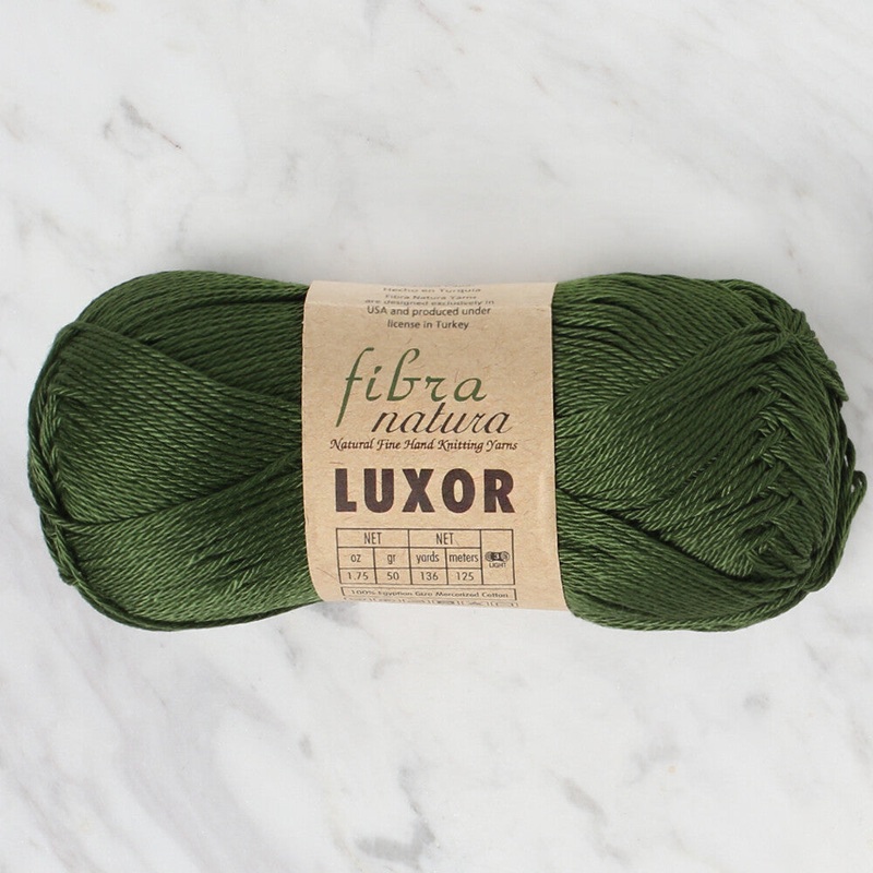 Fibra Natura Luxor Knitting Yarn, Green – 105-18