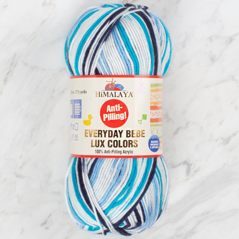 Himalaya Everyday Bebe Lux Colors Yarn, Variegated – 71404