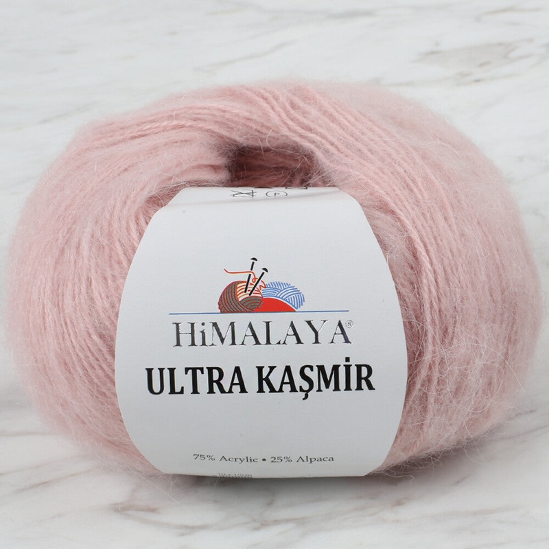 Himalaya Ultra Kamir Knitting Yarn, Powder Pink – 56801