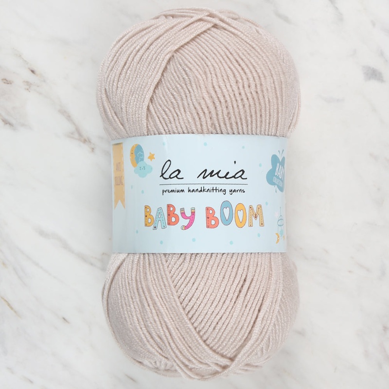 La Mia Baby Boom Knitting Yarn, Beige – 310