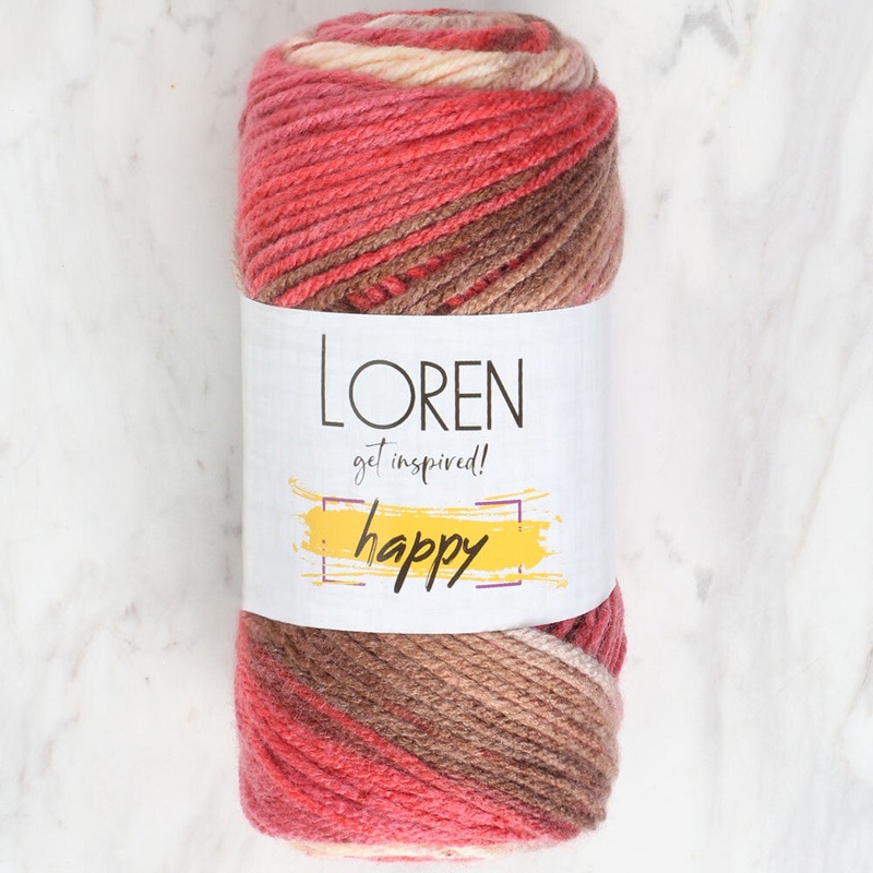Loren Happy Knitting Yarn, Variegated – RH002