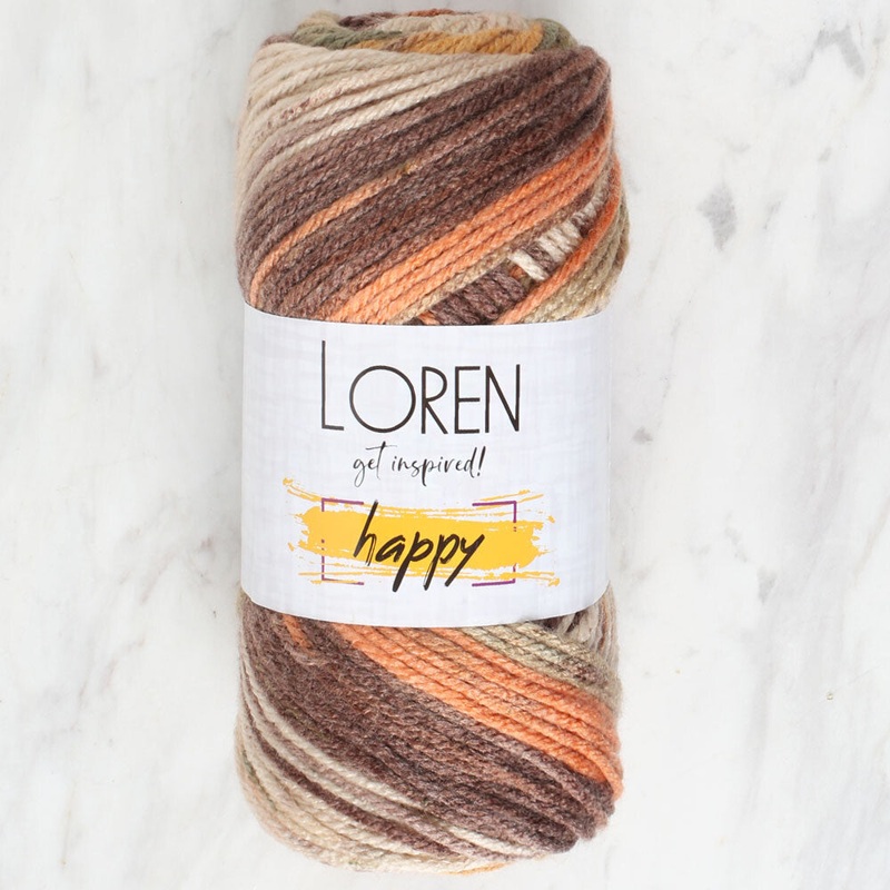 Loren Happy Knitting Yarn, Variegated – RH007